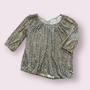 Black Floral Michael Kors Top